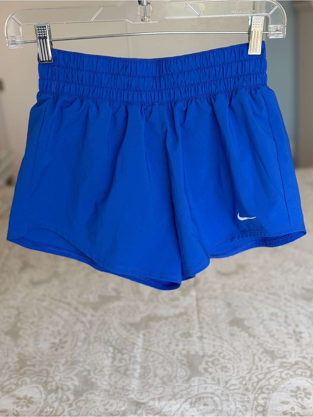 Nike Women's XS Royal Blue Elastic-Waist Athletic Shorts